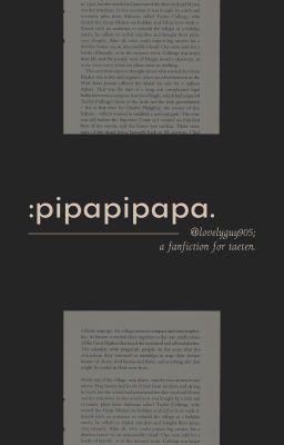 [series] taeten | pipapipapa.