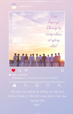 |Seventeen/ Fictional girl| Các hyung! Chúng mình cùng nhau cố gắng nhé!