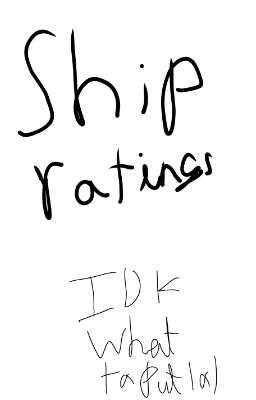 Ship ratings 