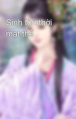 Sinh tồn thời mạt thế