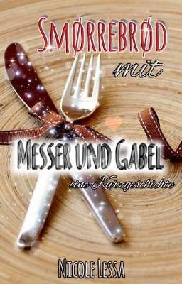 Smørrebrød mit Messer und Gabel 