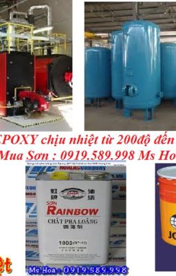 Sơn chịu nhiệt dành cho ống khói, lò đốt, tủ sấy tại Hà Nội giá rẻ nhất