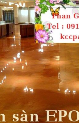 Sơn epoxy - Sơn hệ lăn, sơn tự phẳng cho sàn nhà xưởng tại Hà Nội