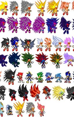 Sonic characters and OC's power levels