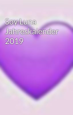 Soy Luna Jahreskalender 2019