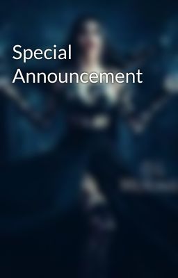 Special Announcement