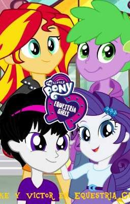 Spike y Víctor en Equestria Girls (VicEli)