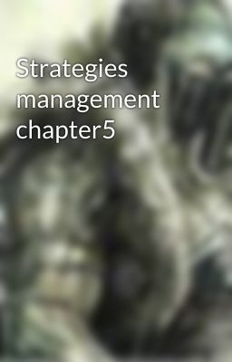 Strategies management chapter5