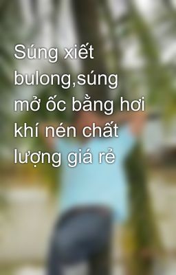 Súng xiết bulong,súng mở ốc bằng hơi khí nén chất lượng giá rẻ