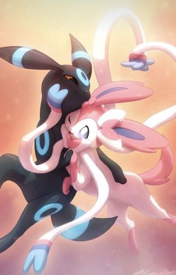 Sylveon and Umbreon (the Goddess)