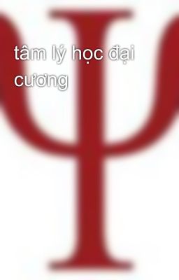 tâm lý học đại cương