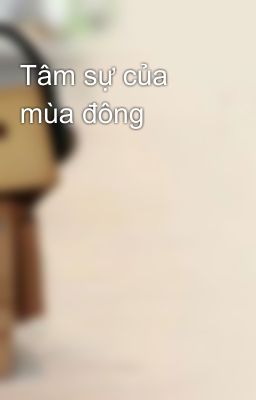 Tâm sự của mùa đông