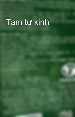 Tam tự kinh