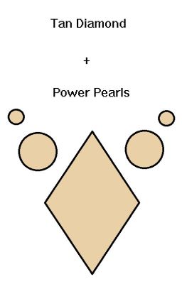 Tan Diamond and Power Pearls