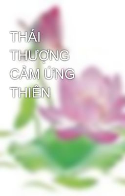 THÁI THƯỢNG CẢM ỨNG THIÊN