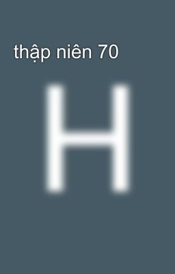 thập niên 70