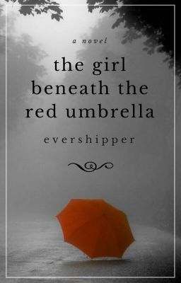 The girl beneath the red umbrella