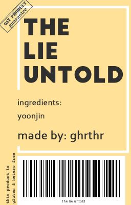 the lie untold [yoonjin]