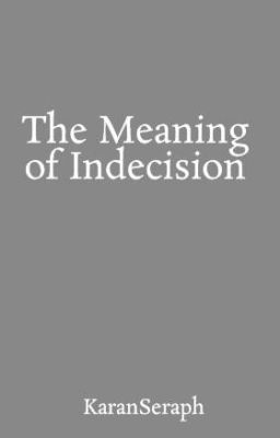 The Meaning of Indecision