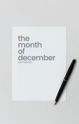 the month of december (bxb)