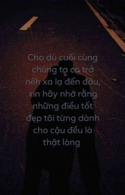 Thì ra tôi và cậu ở xa nhau như thế