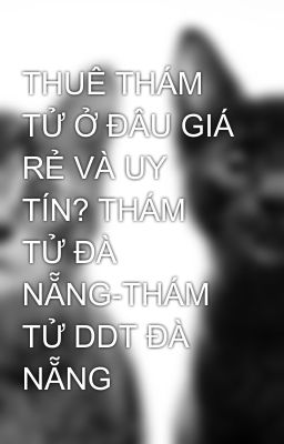 THUÊ THÁM TỬ Ở ĐÂU GIÁ RẺ VÀ UY TÍN? THÁM TỬ ĐÀ NẴNG-THÁM TỬ DDT ĐÀ NẴNG