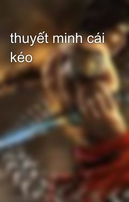 thuyết minh cái kéo