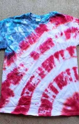 Tie-dye shirts