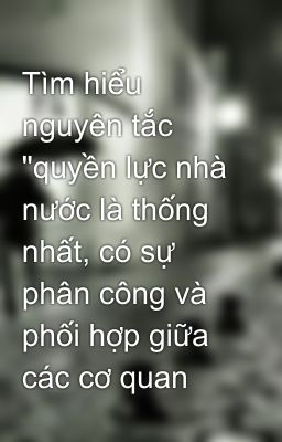 Tìm hiểu nguyên tắc 