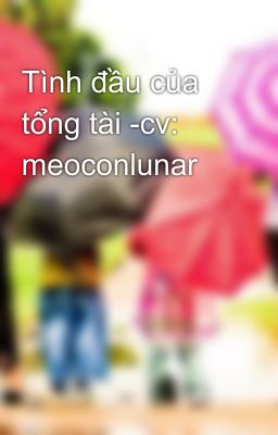 Tình đầu của tổng tài -cv: meoconlunar