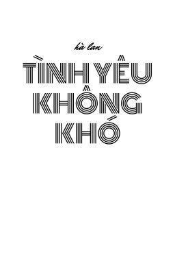 Tình yêu không khó