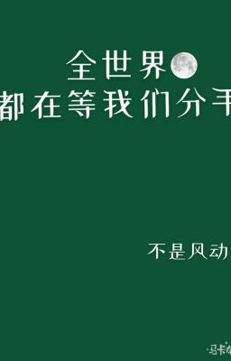 Toàn Thế Giới Đều Đang Chờ Chúng Ta Chia Tay - Bất Thị Phong Động