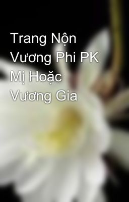 Trang Nộn Vương Phi PK Mị Hoặc Vương Gia