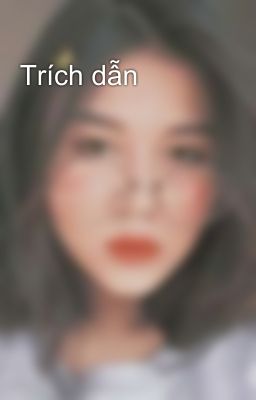 Trích dẫn 