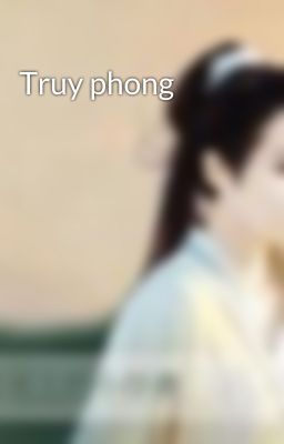 Truy phong