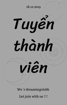 Tuyển Thành Viên [ Join with us !!! ]