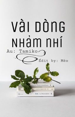 Vài dòng nhảm nhí