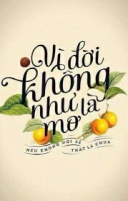 Vì Đời Không Như Là Mơ