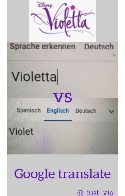 Violetta vs google translate