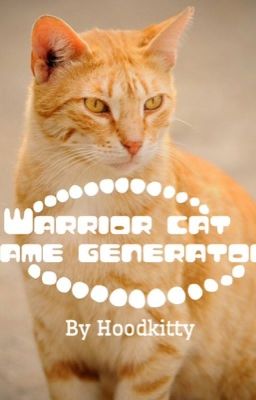 Warrior cat name generator