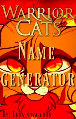 Warrior cats oc generator