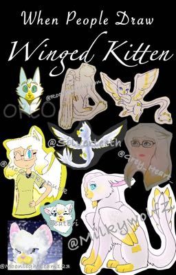 When People Draw Winged Kitten