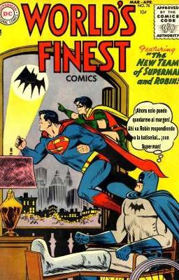 World's Finest #75. Año 1955