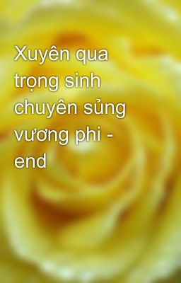 Xuyên qua trọng sinh chuyên sủng vương phi - end