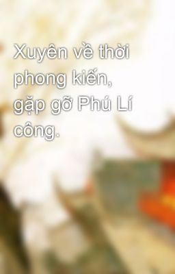 Xuyên về thời phong kiến, gặp gỡ Phú Lí công.