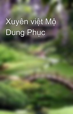 Xuyên việt Mộ Dung Phục