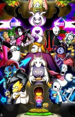 yo y unos amigos en undertale 