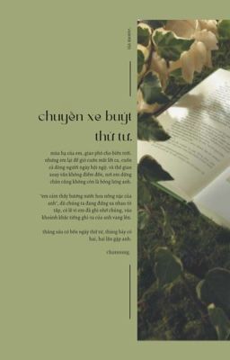 𝐜𝐡𝐚𝐧𝐬𝐮𝐧𝐠 | chuyến xe buýt thứ tư.